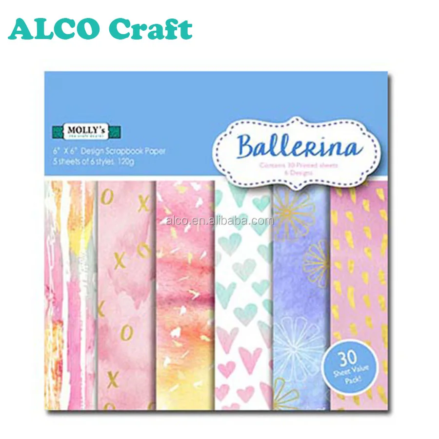 30 sheets ballerina design wholesale print paper for origami