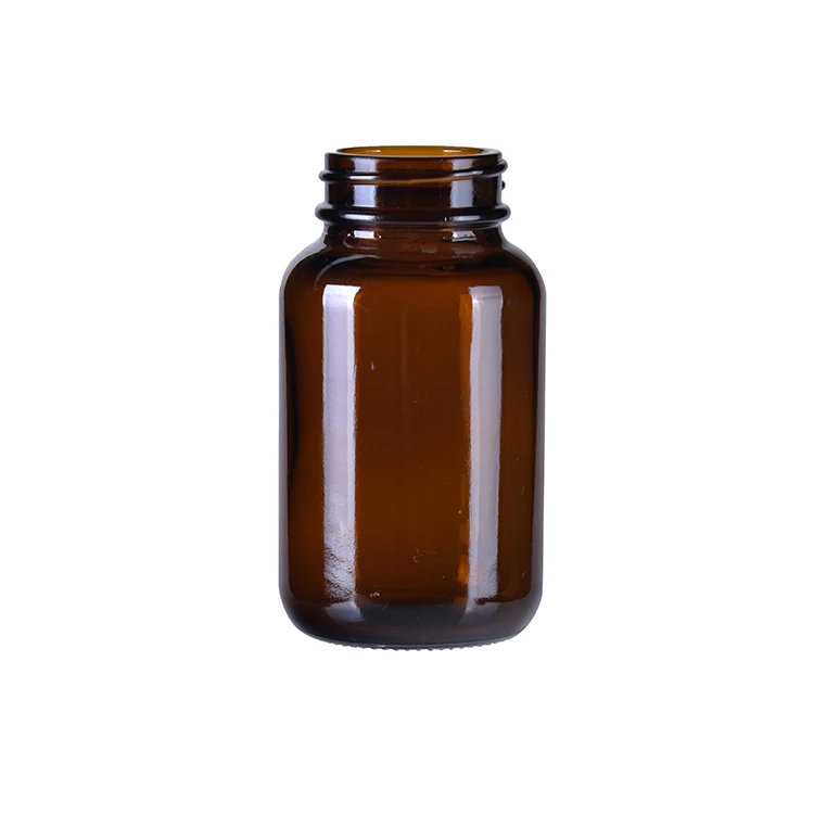 Пероральный жидкий сироп фармацевтические медицинские круглые янтарные фармацевтические стеклянные бутылки