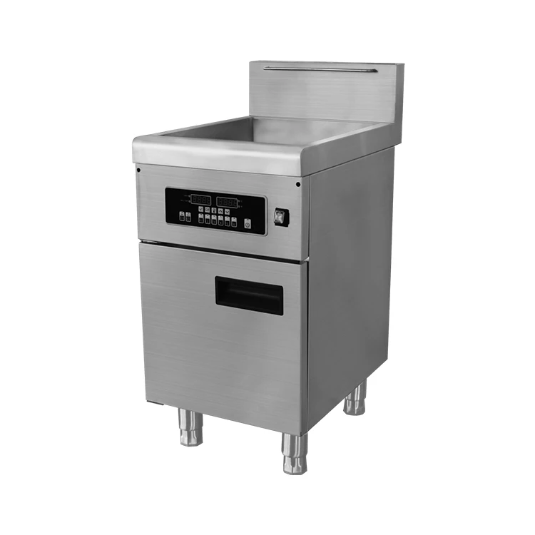 Heat-resisting deep fryer induction stainless steel restaurant equipment
