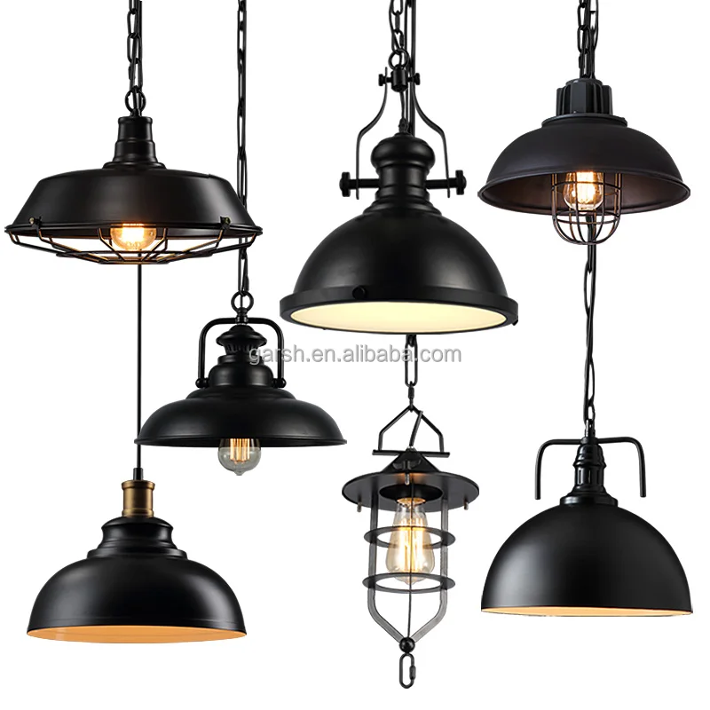 Retro Creative Iron Pendant Lamp Vintage Industrial Lighting