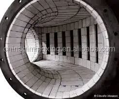 95%/92% Alumina Ceramic Lining Brick for mill outlet pipe/mill cylinder/slurry pipelines, Made-in-China