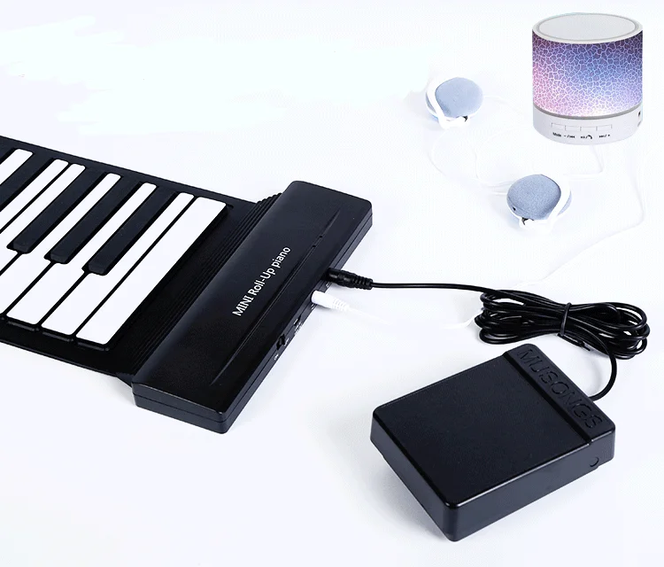 Cheap 88-key piano hand roll piano portable with Microphone