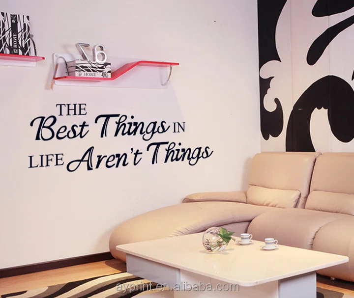 DF5403 The words wall decoration DIY home decorative wall stickers/wall decal