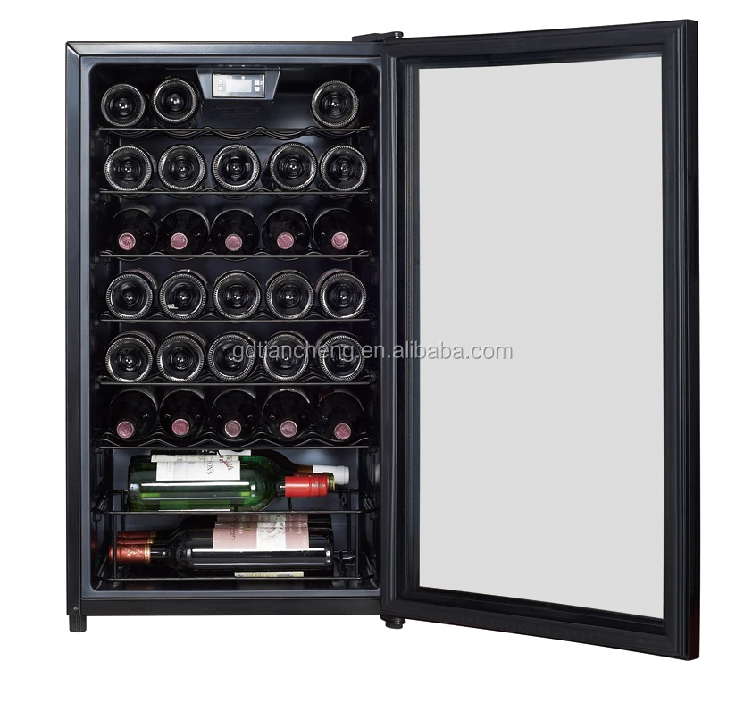 
mini fridge glass door for wine bottle cooler 