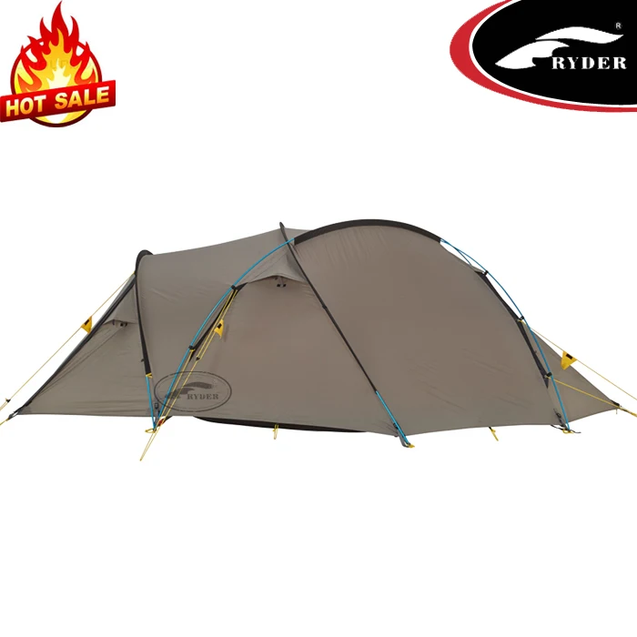 Private Label Top Brands Novelty Portable 3 Season 3 Person Waterproof Traveling Family Extended Geodesic Mountain Tent