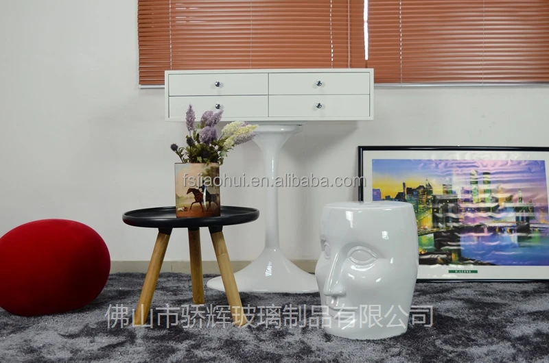 
Chinese Gold Glazed Porcelain Ceramic Garden Seat Face Stool For Indoor And Outdoor 