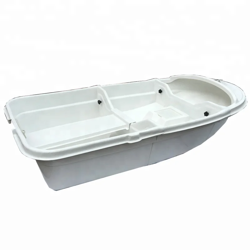 Fiberglass Boat Rowing Boat With PVC Air Tube Dinghy for sale