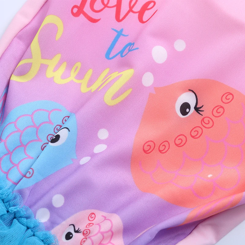 Love to Swim one piece kids clothing summer beach wear little girls swimsuit