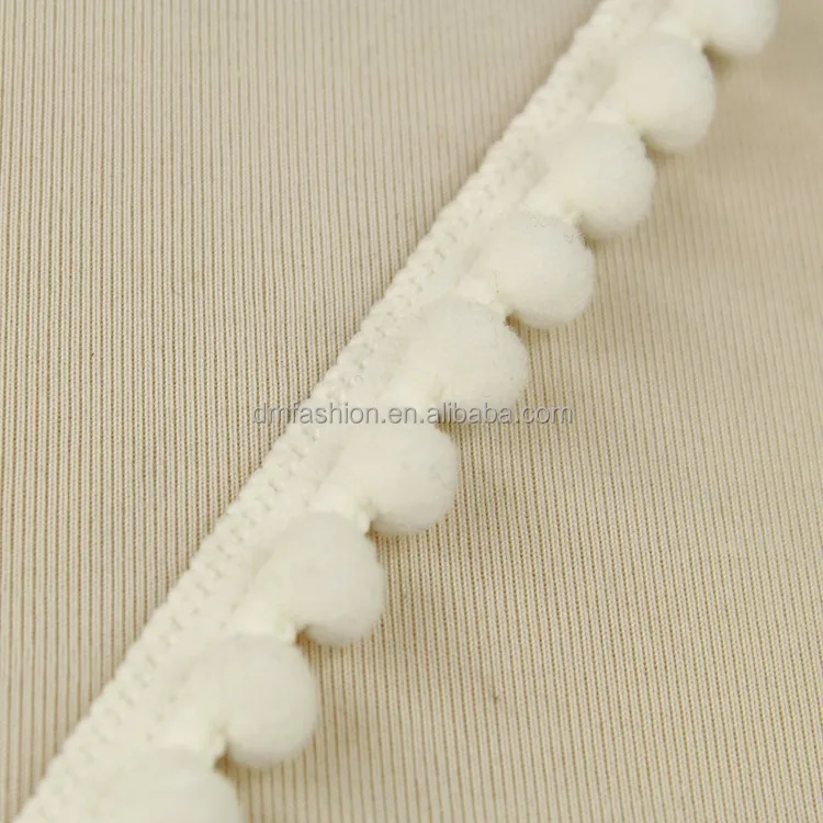 Wholesale Italy design pom pom fringe/pom pom lace/indian pom pom trim