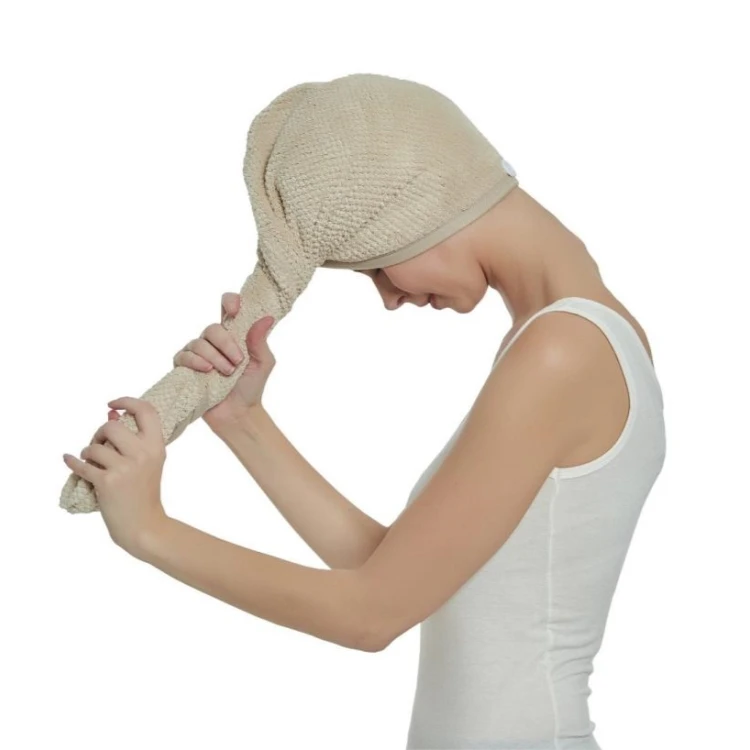 Popular custom wholesale magically super absorbent anti-frizz microfiber american goods towel turban dry hair caps