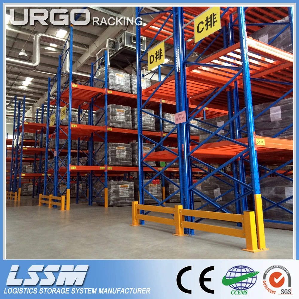 Adjustable heavy duty steel pallet rack for industrial storage