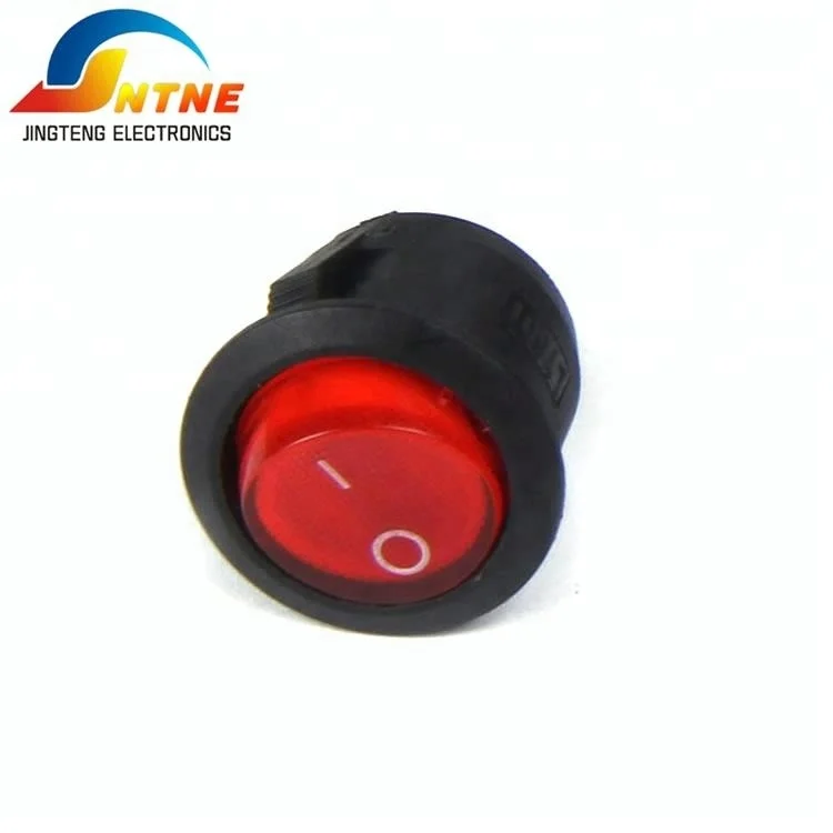 Лодка кулисный переключатель неоновый свет kcd сверхминиатюрный jtele красный неоновой подсветкой на Off