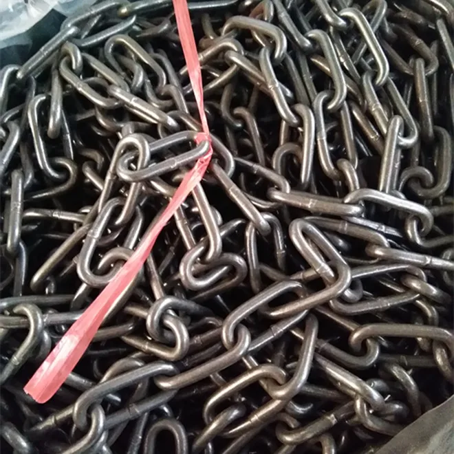 13x80mm Q235 self color ms g43 lashing chain with drum polish