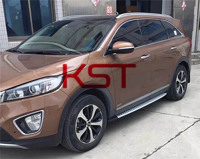  Боковые пороги стержни подножки аксессуары для kia sorento 2015 4008