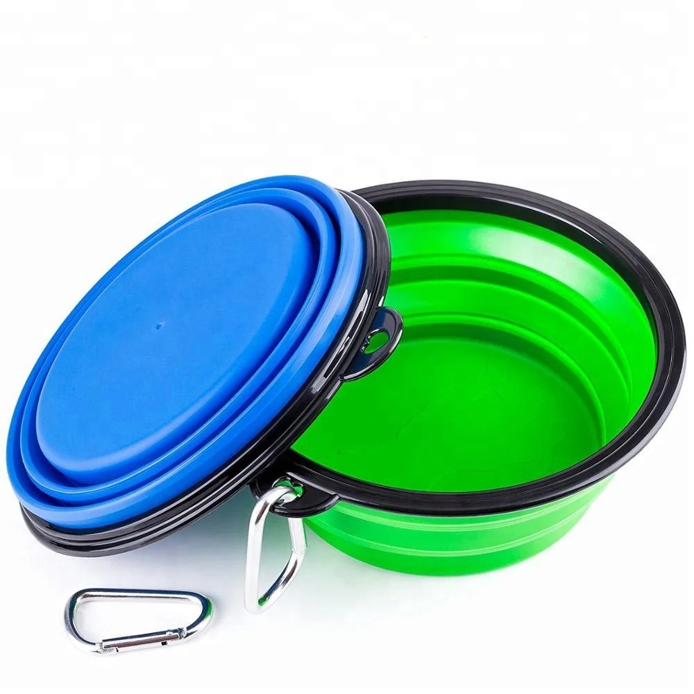 Manufacturer Price Food Grade Silicone Foldable Pet Feeder Dog Bowl