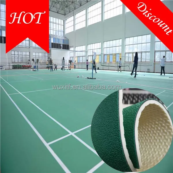 hot sale high quality pvc badminton court mat for indoor badminton carpet price court bwf