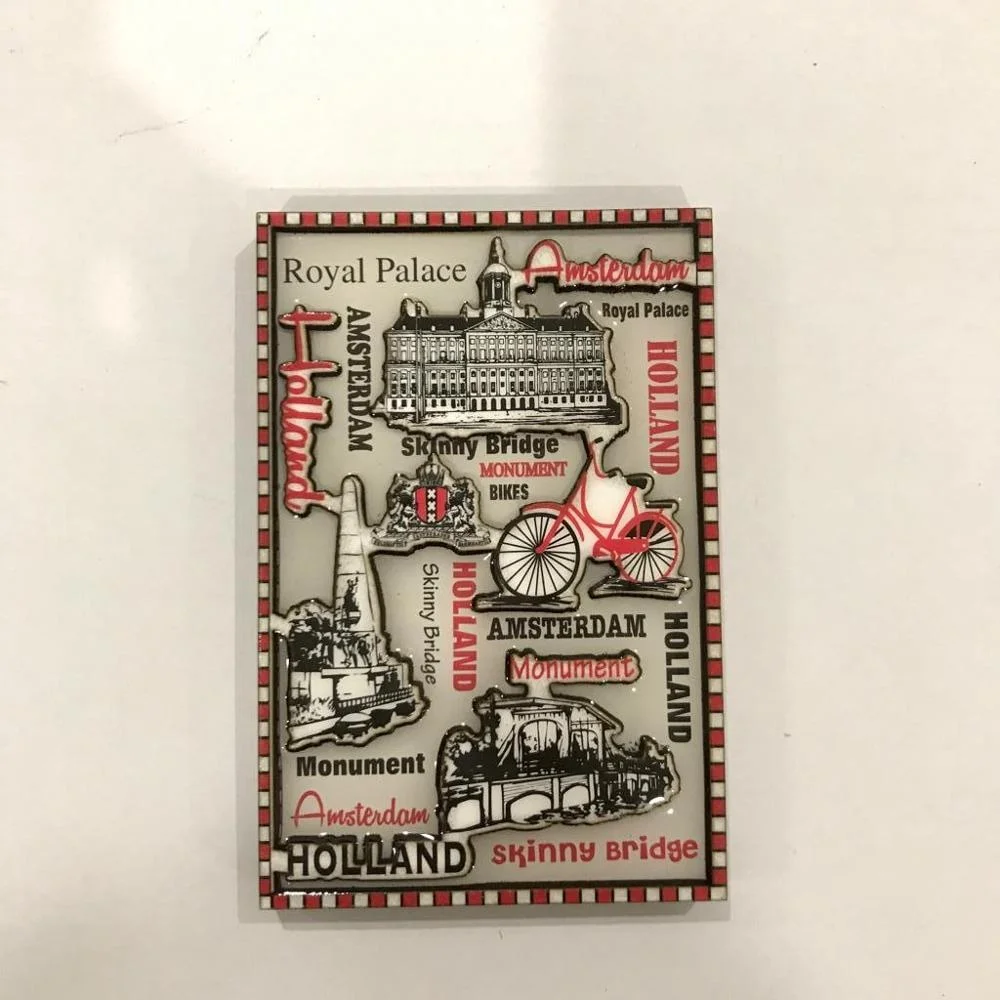 Голландские деревянные сувениры магнит на холодильник