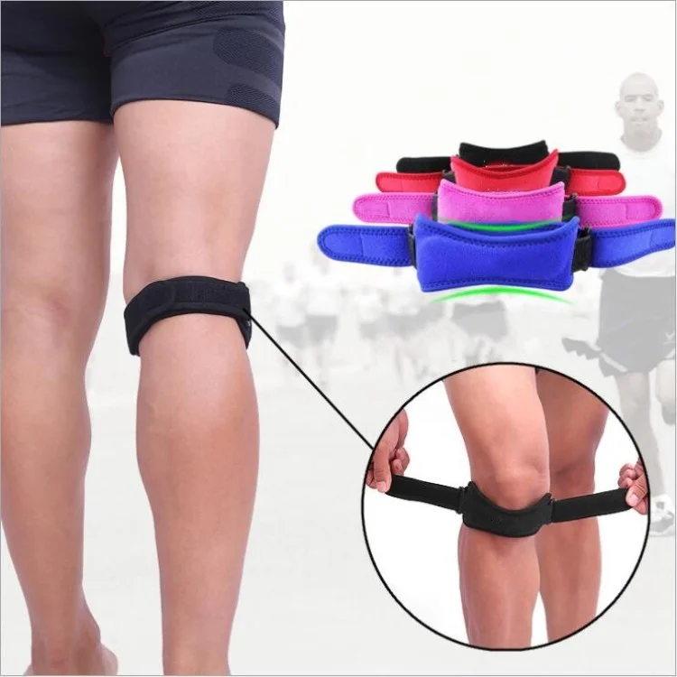 Neoprene Adjustable Patella Knee Support copper knee sleeve Strap/Brace