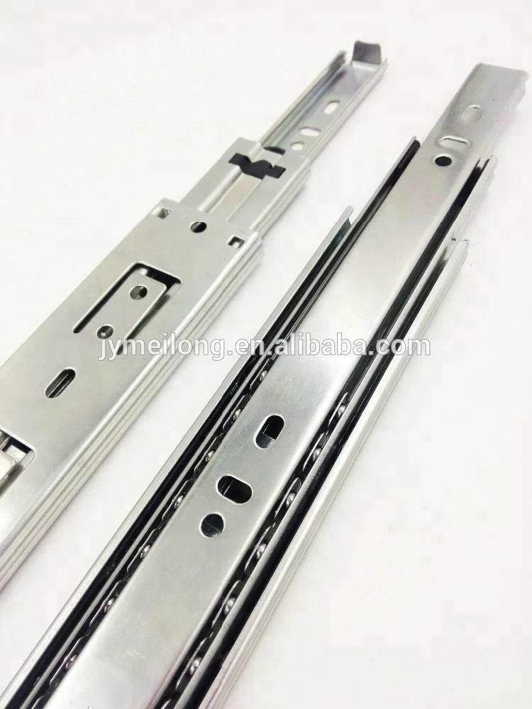 Telescopic Channel Drawer Slide / Kitchen Drawer P arts / Ball Bearing Cold Roll Iron Telescopic Drawer Slide MEILONG