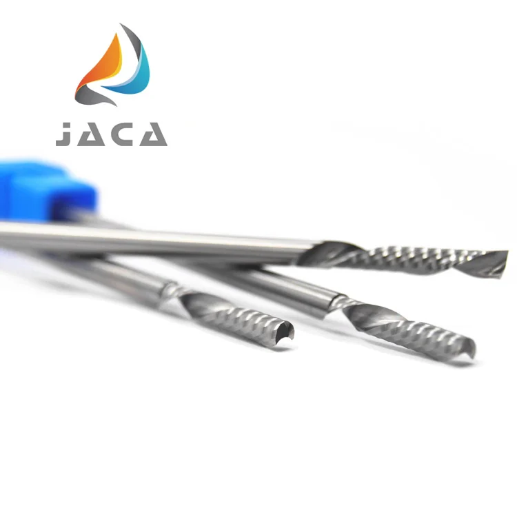 Spiral Flute End Mill Bit/Solid Carbide Single Flute End Mills/Milling Cutter For Acrylic