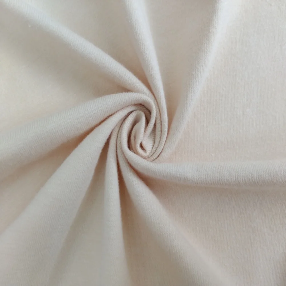 Hot Sale Fabric Free Sample WR037-1 92% Cotton 8% Spandex 180/195gsmBreathable Tshirt Cotton Elastane Fabric