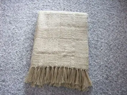 Magic Green Decorative Travel 100% Acrylic Yarn Dyed Rome Square Woven Tartan Plaid Throw Blanket