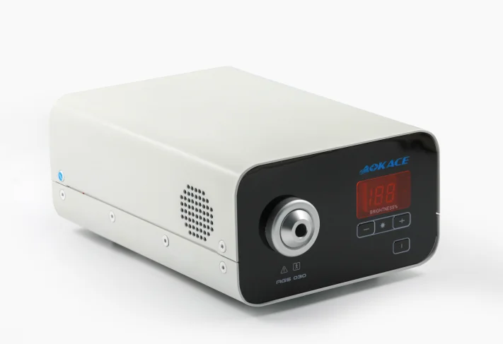 Surgical operating portable led cold light source for Olympus microscopes