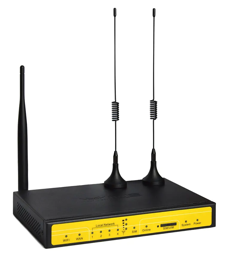 F3836 industrial wireless network equipment 3g 4g router with sim VPN support to connect to wind turbine by RS232 485
