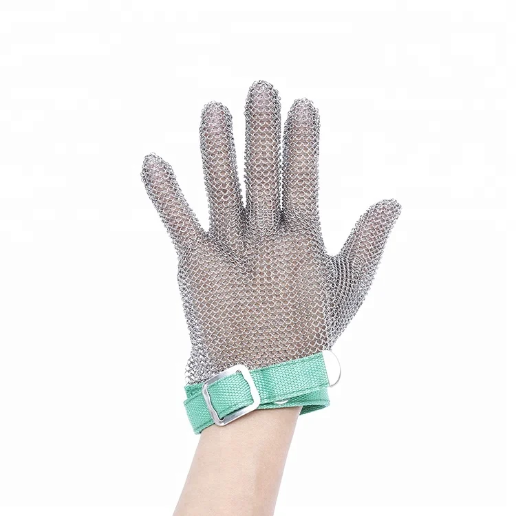 Cut resistant gloves duty supply Steel Mesh Butcher Glove