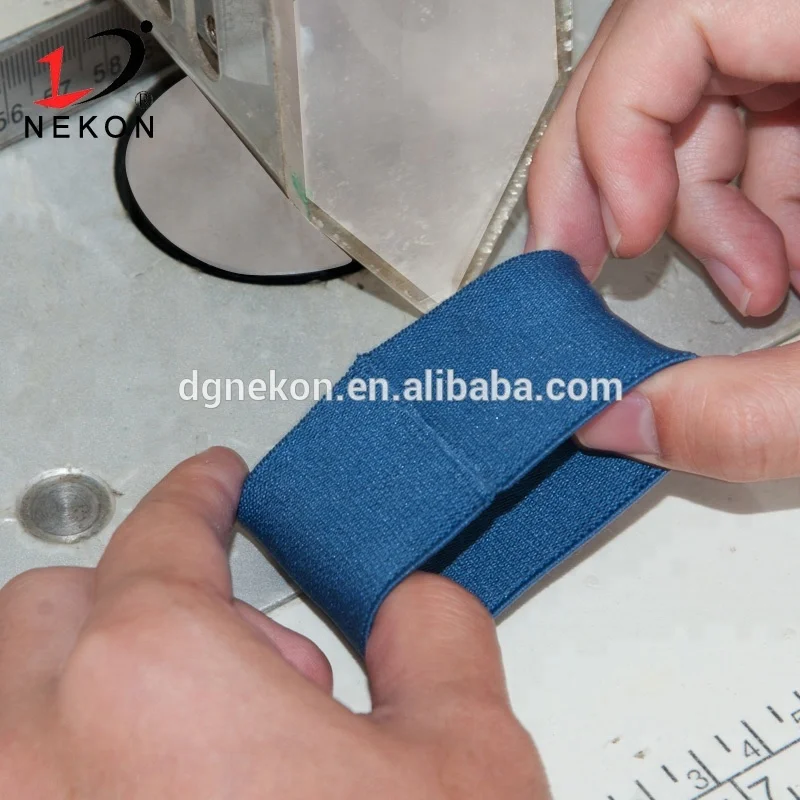 Manufacturing Plant Semi Auto Briefs Elastic Ribbon Ultrasonic Cutting Machine for Fabric