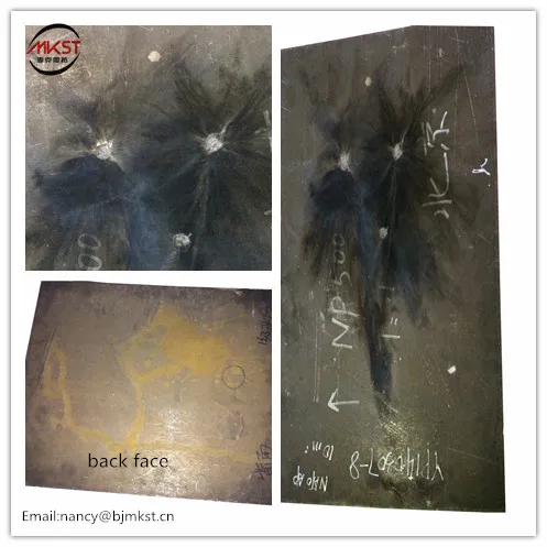 against AK47 steel plate armor ballistic steel plate