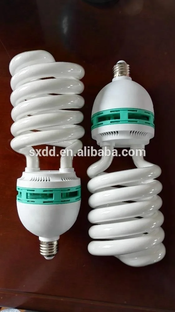 Suppliers with Factory Lowest Price of Energy Saving Lamp 35W 45W E27 5500K Photographic Light Glass China OEM 60 80 CE ROHS CFL