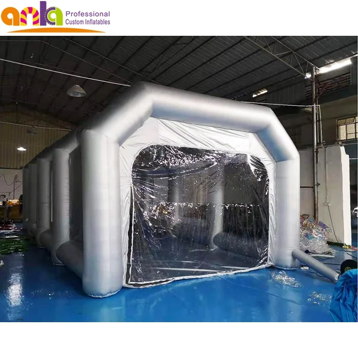
Factory price giant inflatable car wash maintaining spray paint tent clear tent for 12m L  (62026862471)