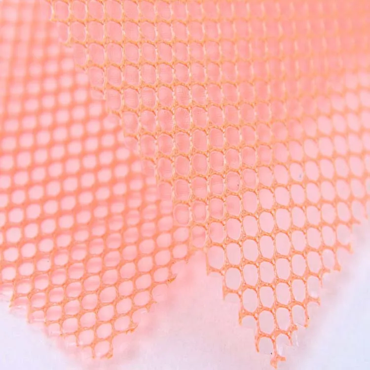 Pvc Coated thin waterproof polyester mesh fabric transparent mesh lining fabric for cold protective golves for bag