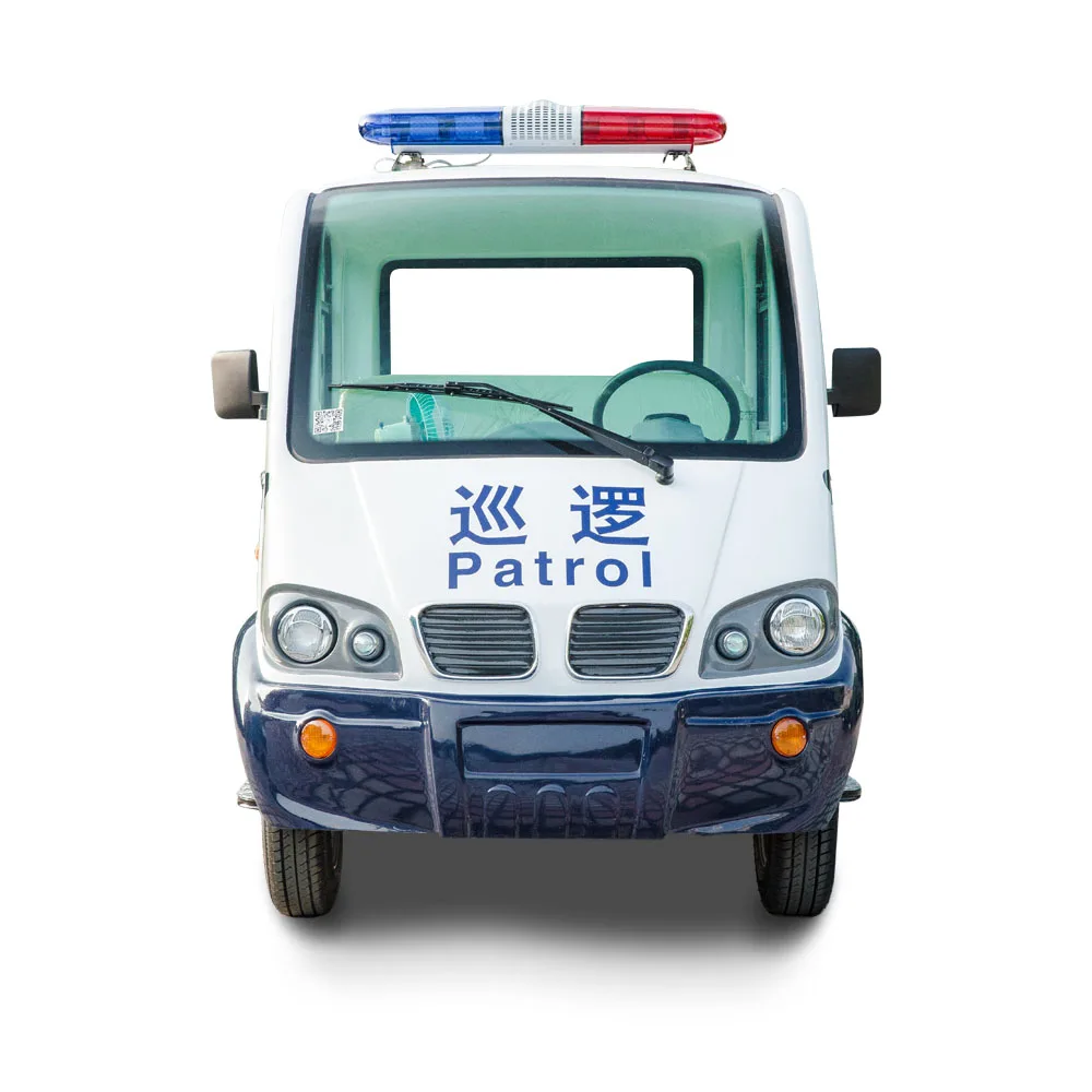 4  Seats 28Km/H Tourism Site Transportation Vehicle 4 Wheels Electric Security Patrol Car