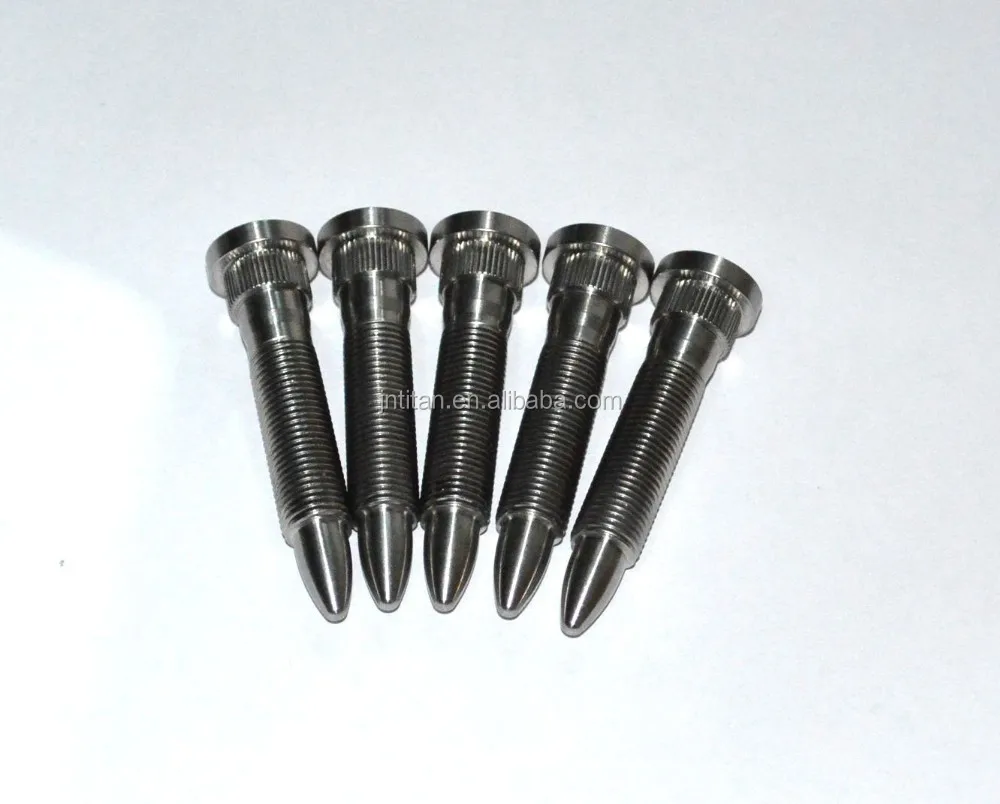 Gr5 titanium wheel stud M12*1.25/1.5*40mm racing car