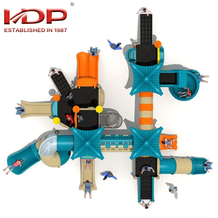 Huadong Kindergarten children outdoor playground slide for how to build a playground