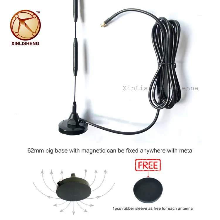 New modem GSM aerial omni 2.4g wifi mimo SMA-male lte 4g external antenna outdoor