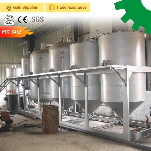 3 tons per day canola peanut rapeseed avocado sunflower small scale  crude vegetable oil refinery for sale