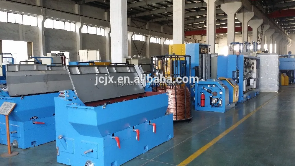 Electric Cable Pulling Machine With Continuous Annealer,water tank wire drawing machine