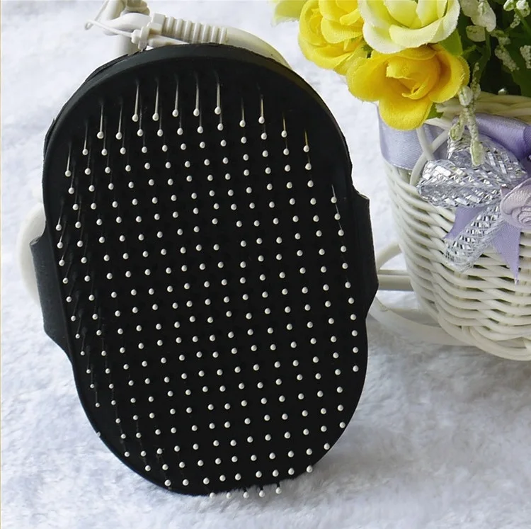 Wholesale Professional Low Price Dog Cat Pet Animals Soft Rubber Massage Pin Brush Comb With Protection Ball