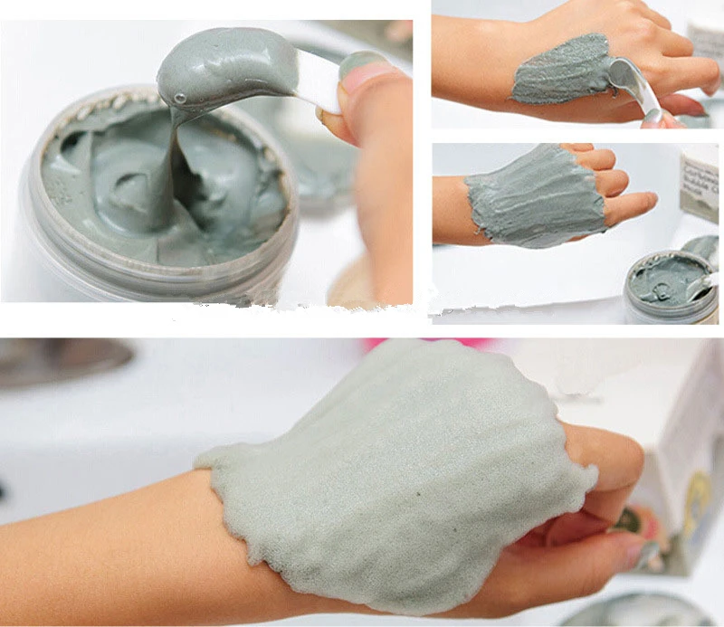 2024 Deep Cleansing Whitening Exfoliating Bubble Clay Sleeping Mask Antioxidant Rose Green Tea Firming Lightening Anti-Wrinkle