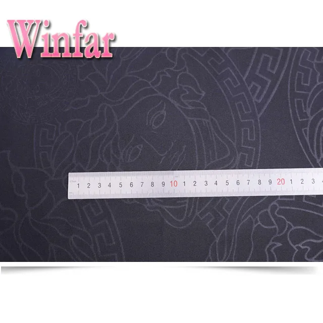 Hot Sell Polyester Roma Plain Dyed Embossed 97 Polyester 3 Spandex Ponte De Roma Knit Fabric