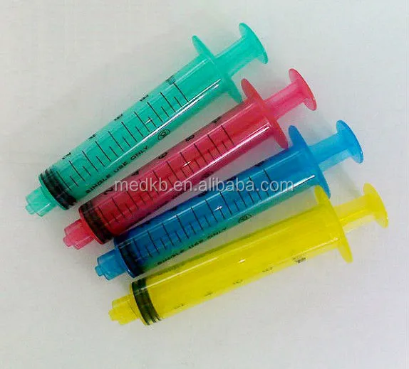 Dispoable Colored Syringe CE&ISO; Syringe Manufacture