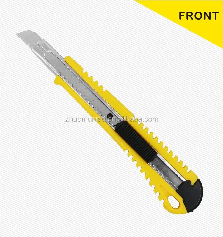 Factory Direct Sale Colorful Mini Cutter Knife 9mm Plastic Knife Free Sample