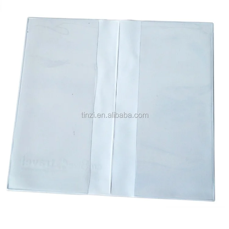 Amazon Top Seller 2019 Airline Ticket Wallet PVC Document Vinyl Plastic Travel Wallet Passport Holder