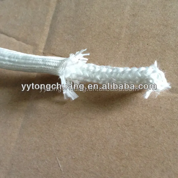 high temperature fiberglass rope/expandable insulation fiberglass rope for Stove door
