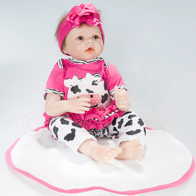 China Education Kid Toys Mini Newborn Dolls ,Silicone Vinyl Reborn Baby Dolls