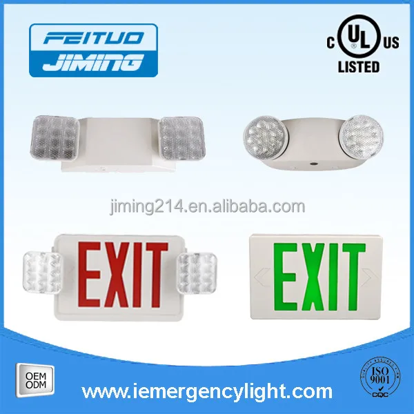 Wall mounting Emergency Exit Signs emergency exit led light bulbs