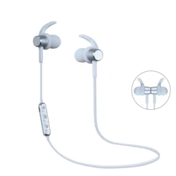 Wireless V4.2 Headset Retractable and Foldable Headphones Magnetic Neckband BT Earphones